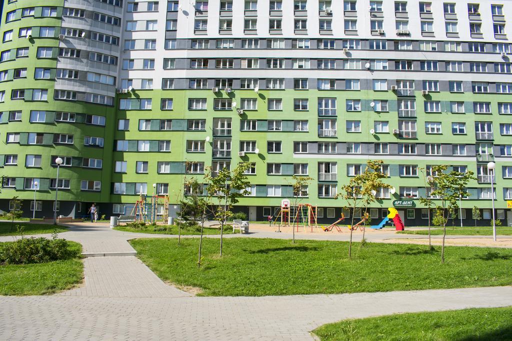 Jacuzzi Apartcomplex Kaskad, Панорамный Вид Центр Минска Exterior photo